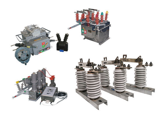 Max 1250A Dışarıda Yüksek Voltajlı Üstten Bağlantı Kapatma Değiştiricisi Elektrik Vakum Devre Kesicileri ile Kullanılır Kremli Kanca