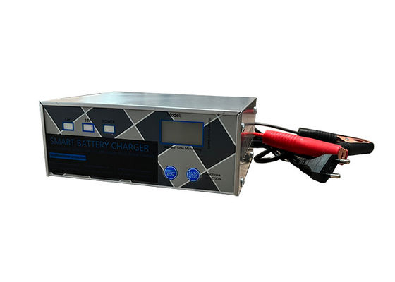 AGM Motor Batarya Şarj Aracı Akıllı Bakım Aracı Tırnak Şarj Aracı Gümüş Renkli Kurşun-Asit Batarya Şarj Aracı LED Ekran