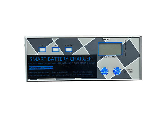 Kurşun-asitli batarya/su batteri/kuru batarya için tam otomatik AGM motor batarya şarj cihazı