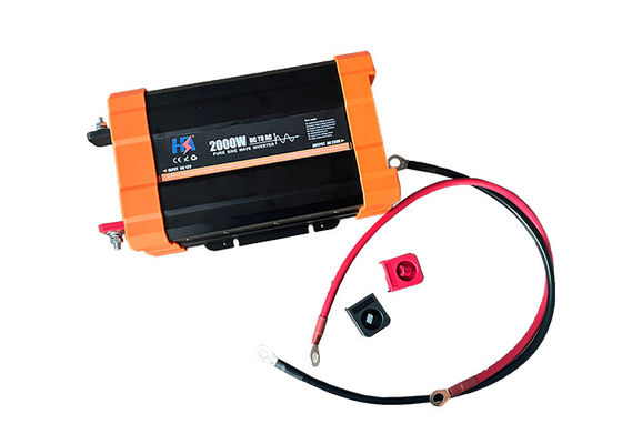 Temiz Sinüs Dalgası Ev Gücü Değiştiricisi 2000w DC 12V AC 230V Aile için Aşırı yük koruması ile