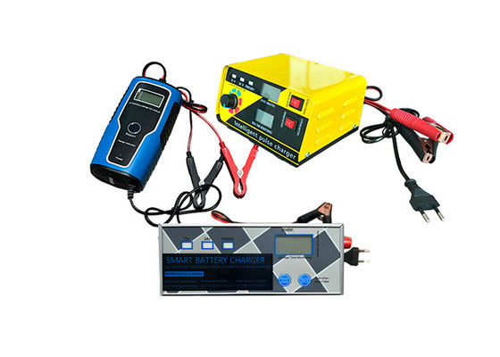 6A 12A 12V kurşun asitli motor pil şarj cihazı LED ekran 50Hz otomatik güç kaynağı adaptörü